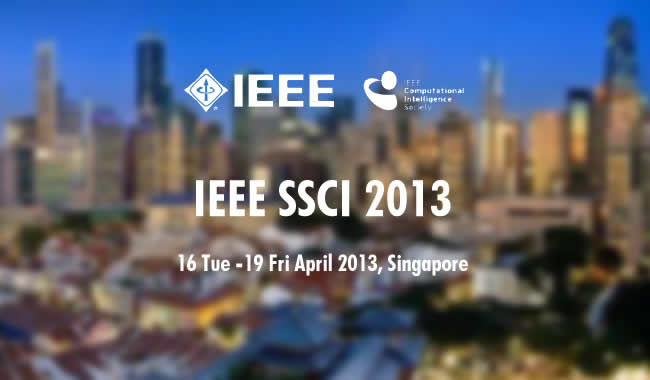 IEEE SSCI 2013, Singapore