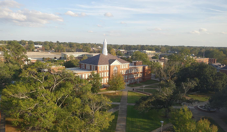 Le campus de Louisiana Tech University, à Ruston, dans le nord de l'Etat