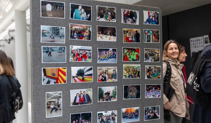 La soiree proposait egalement une exposition realisee a partir des archives du Pole – Alumni Awards 2026 : les diplômés ESILV mis à l’honneur lors de la dernière soirée du campus historique