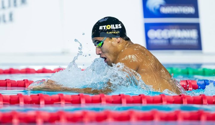Carl Aitkaci, finaliste des Championnats du monde universitaires de natation.
