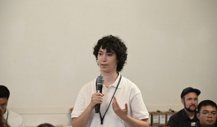 Eden, who studies the Aerospace major at ESILV, presented the results at SpaceCHI.